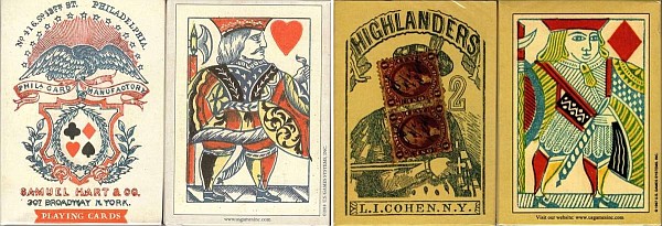 vintage reproduction playing cards