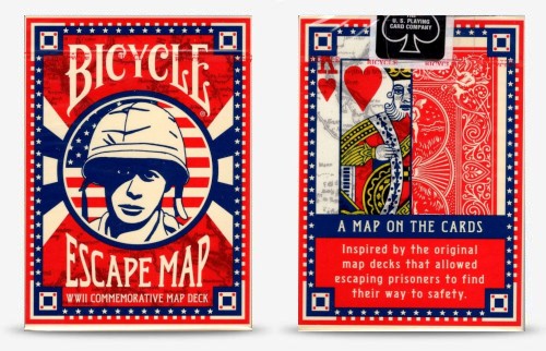 escape map playing cards