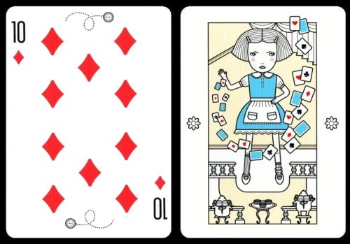 Alice in Wonderland playing cards