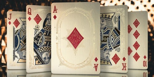 designer playing cards