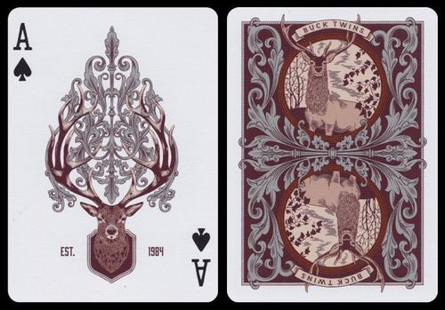 antler playing cards