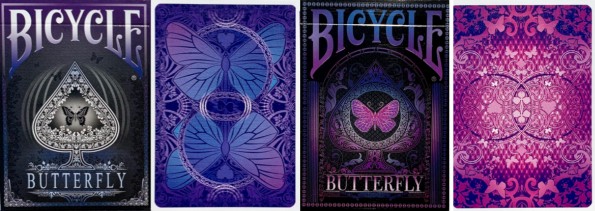 butterfly playing cards