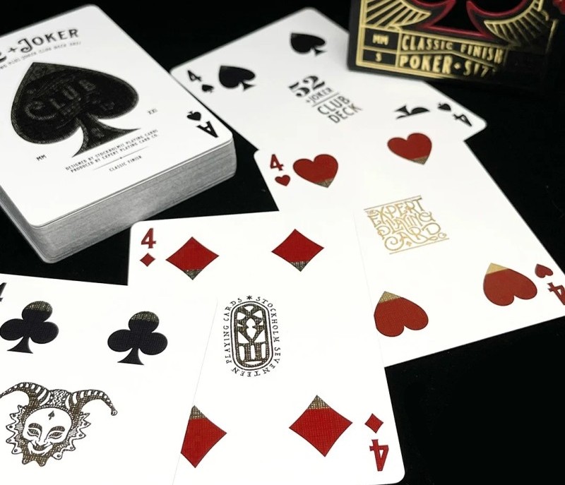 Black Blue Playing Cards Deck Magic Party Game Cards Set Poker Joker WOW NEW 