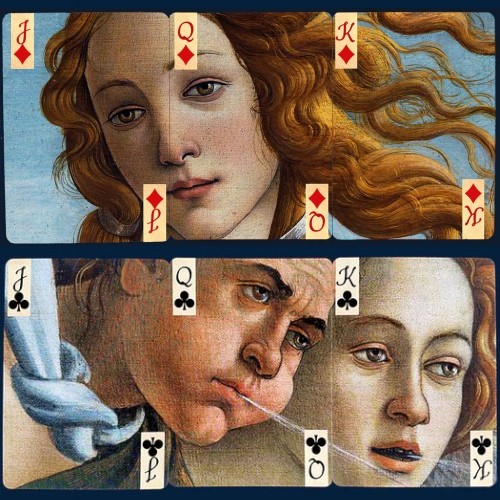 Birth of Venus Puzzle Playing Cards