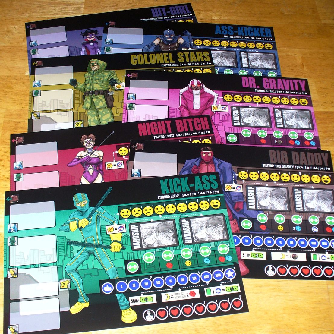 Photogasm #5 ~ Kick-Ass Overview | Thematic Colors of Gaming | BoardGameGeek