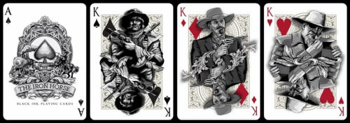 Black Ink Playing Cards