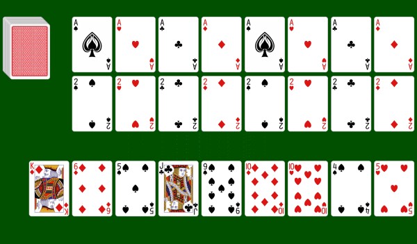 10 Less Common but Popular Two-Deck Solitaire Card Games