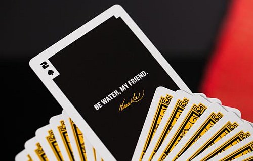 Bruce Lee playing cards