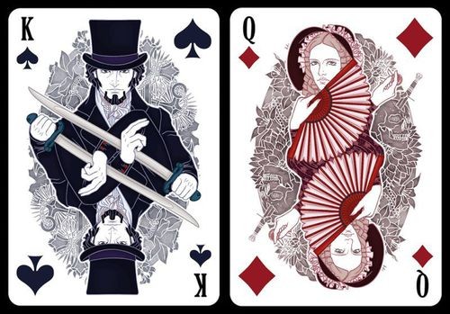 The Count of Monte Cristo playing cards