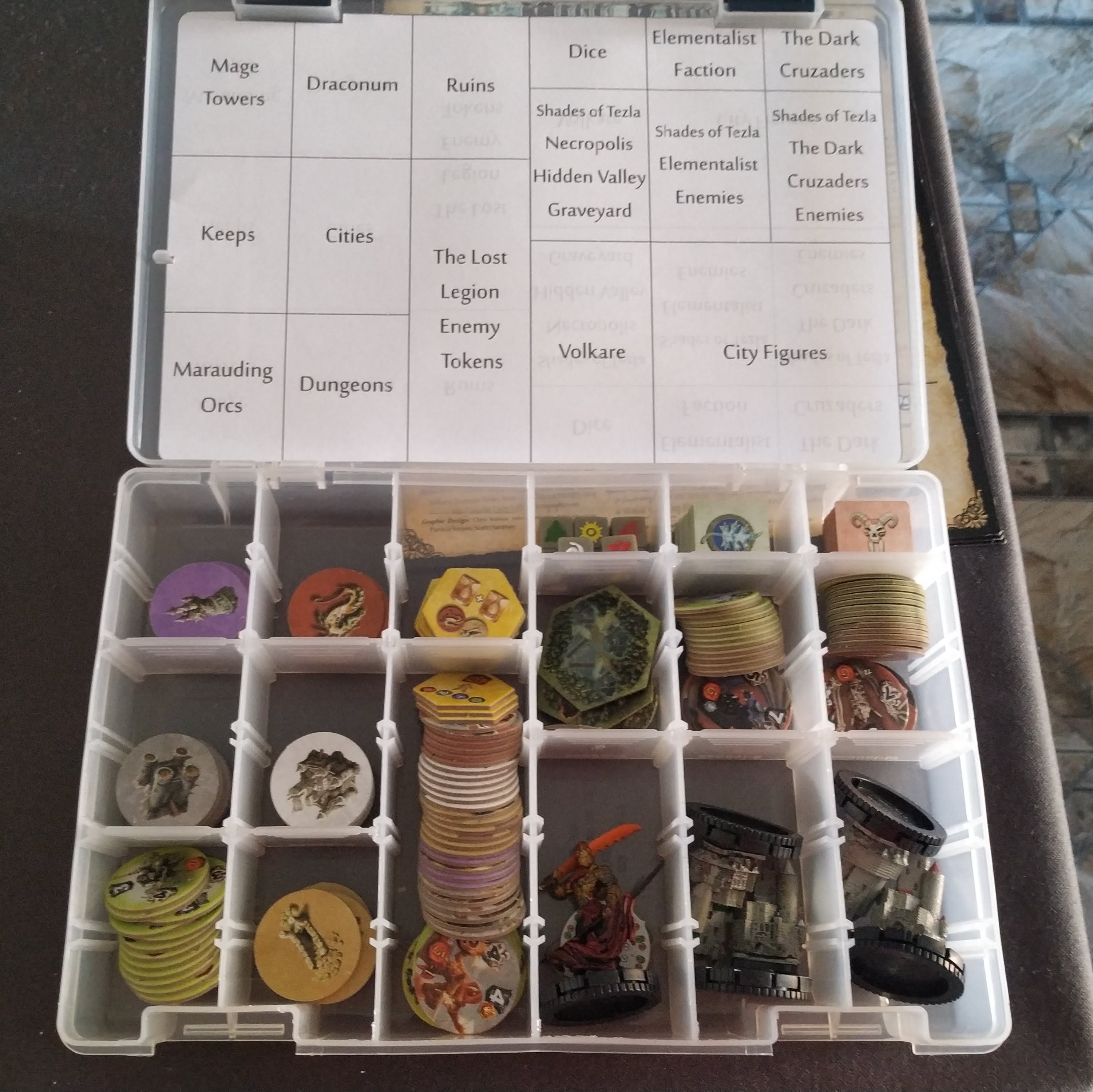 My Mage Knight UE Storage Solution (Plano + Deck Boxes)