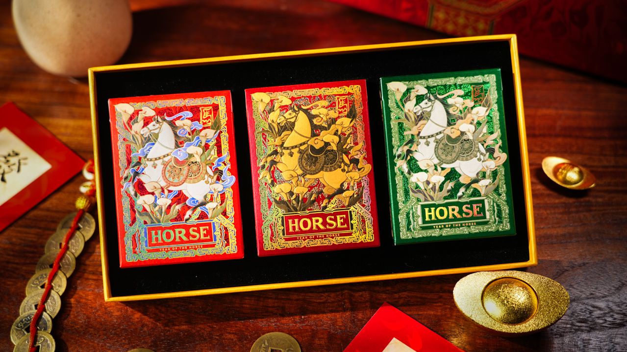 Year of the Horse Playing Cards by TCC Fashion | BoardGameGeek