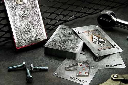 bicycle metal playing cards