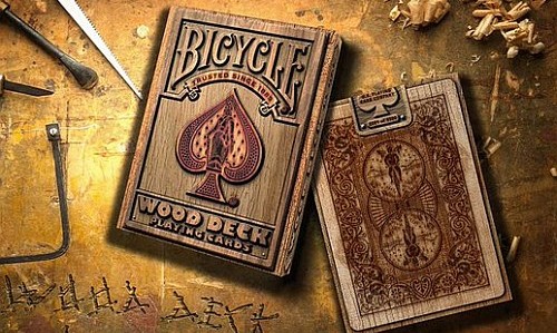 bicycle wood deck