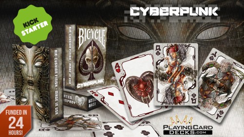 cyberpunk playing cards
