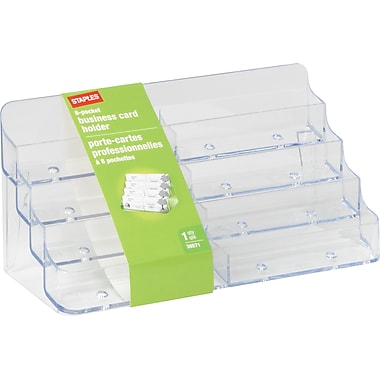 business card sleeves staples for 3 Ring Binders, Heavy Duty Clear Page Protectors, Plastic Card Holder Sheets, 10 Pack, 20 Cards Per Sheet : Office Products trade shows and anywhere multiple team members cards need to be displayed C-Line Self-adhesive Business Card Holders