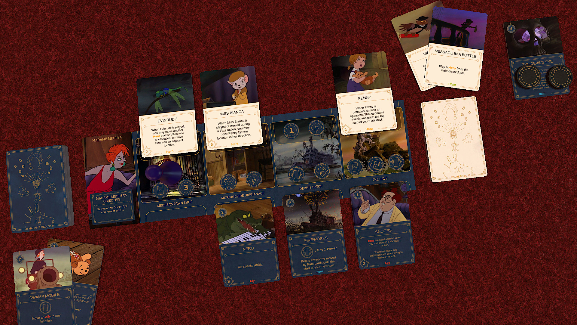 Playtesting Villainous fan expansions on Tabletop Simulator Disney