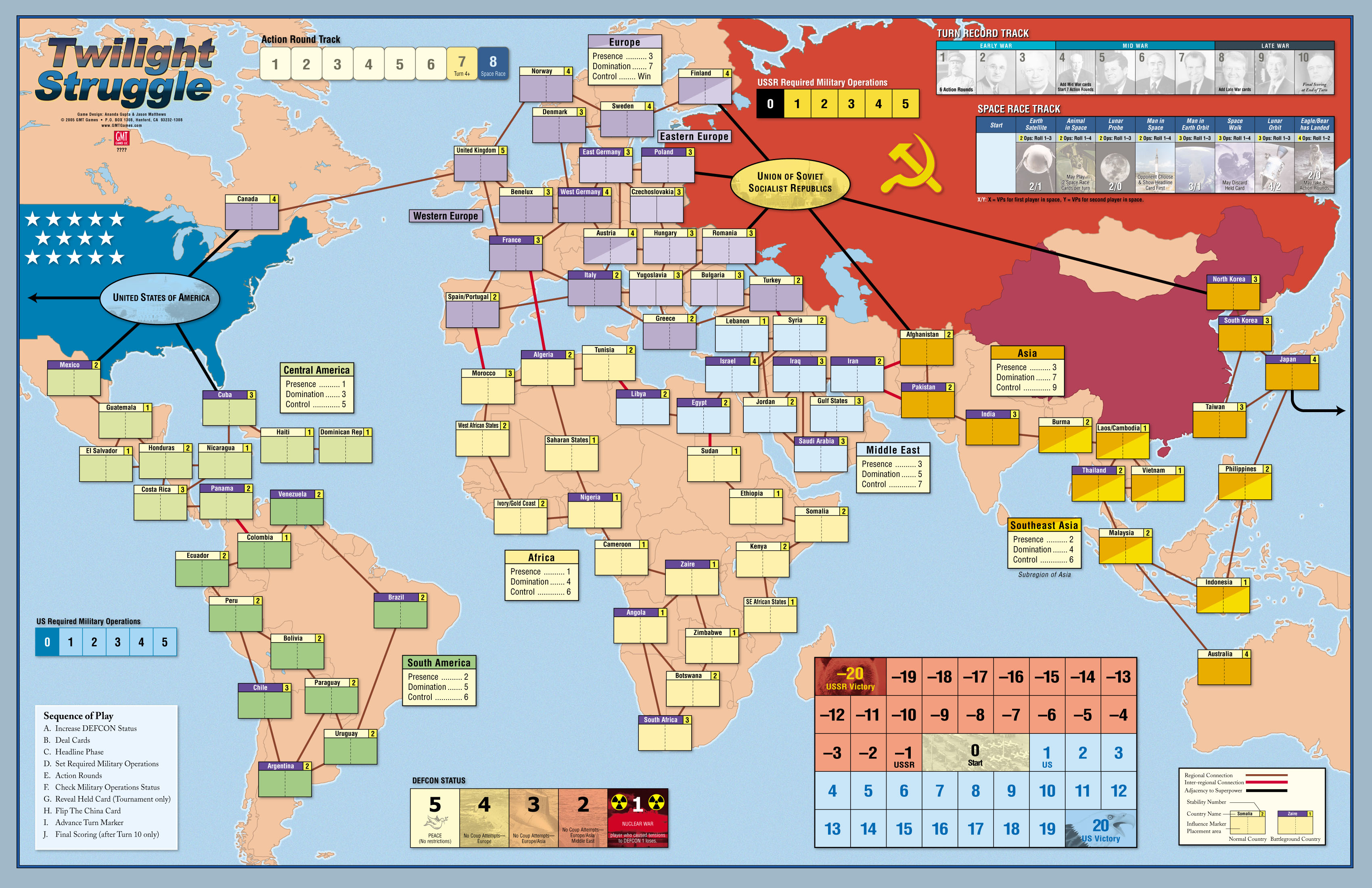 Twilight Struggle for PC Cancelled; Tablet version announced today by GMT |  The Third Point of Singularity | BoardGameGeek