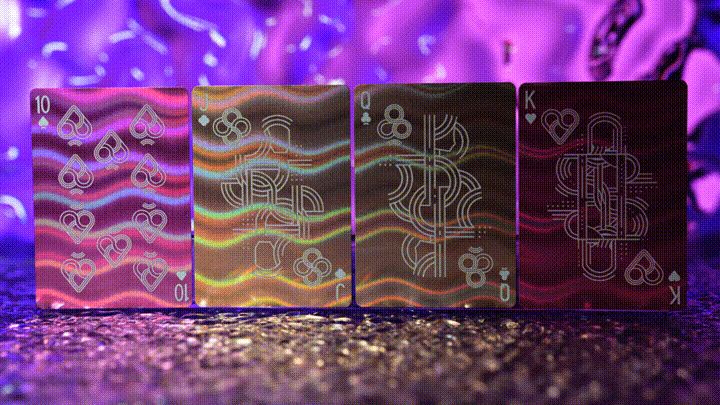 Rainbow Holo V2 Playing Cards by TCC Fashion | BoardGameGeek