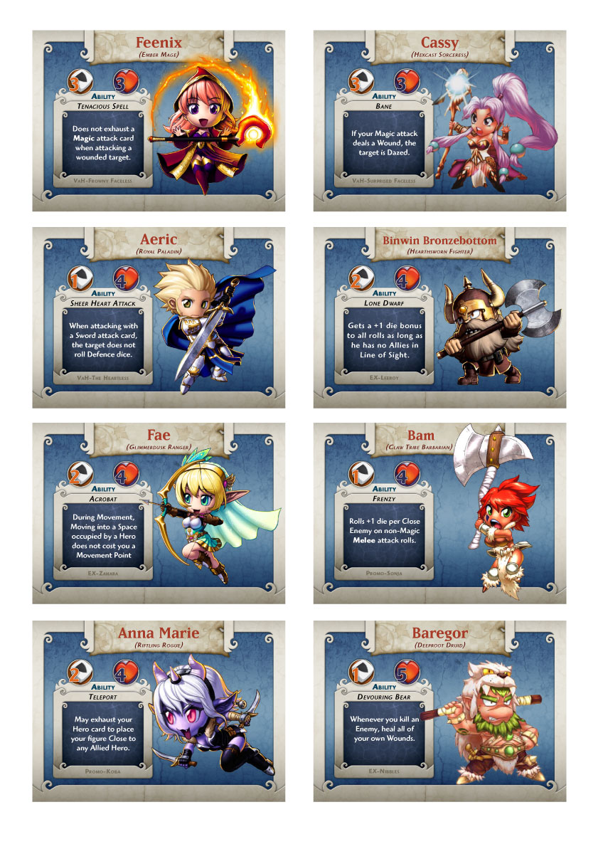 SDE AQ Arcadia Quest Super Dungeon Explore custom crossover cards