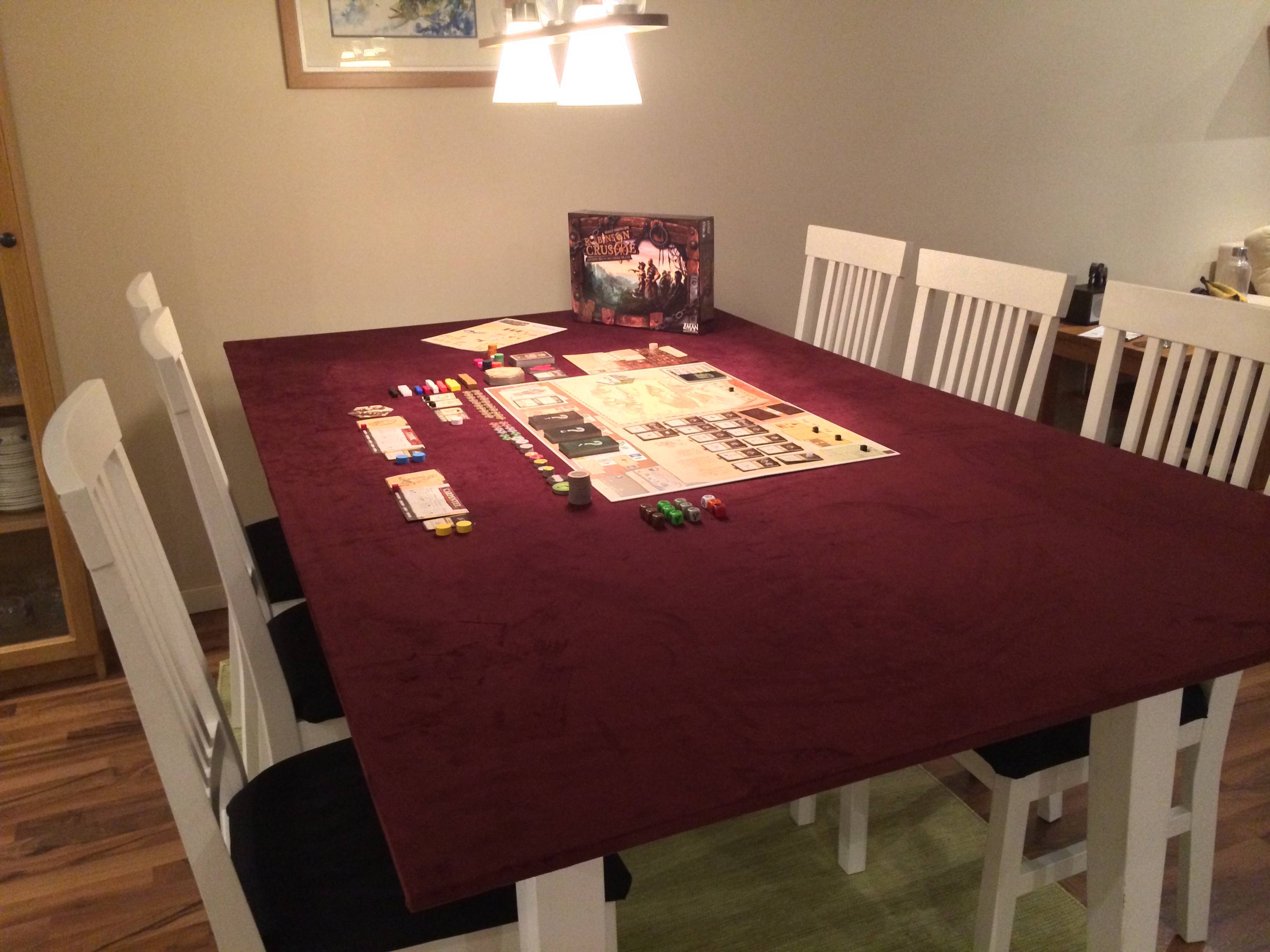 Fold up game deals table