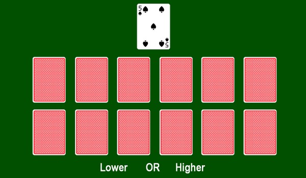 Higher/Lower solitaire