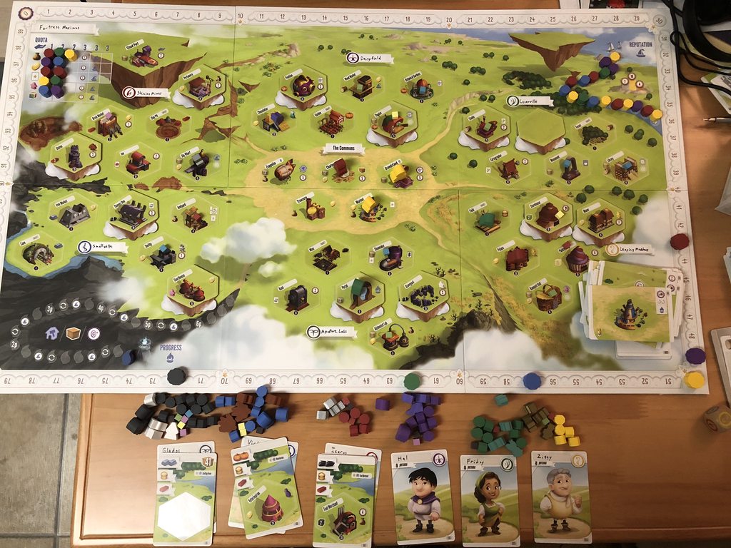 An Automa system so good, it plays itself. (Contains SPOILERS) Charterstone BoardGameGeek