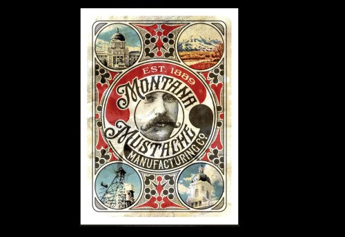 Clockwork Montana Mustache Manufacturing Co Deck