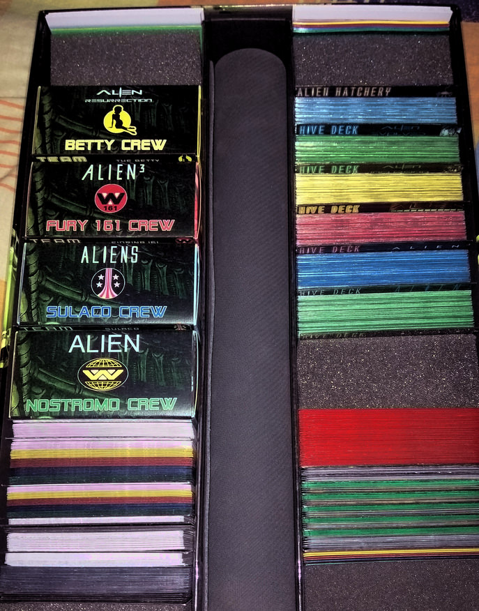 Sleeve color Legendary Encounters An Alien Deck Building Game