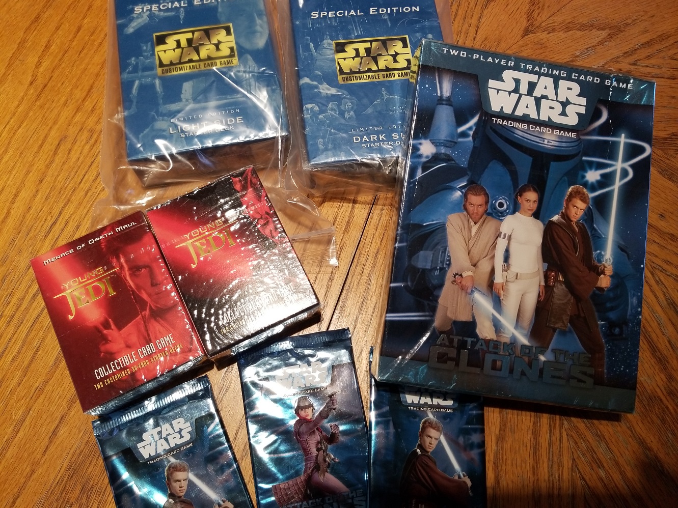 STAR WARS Ccg, All NEW (3 Seperate Games And Packs) For Board Game ...