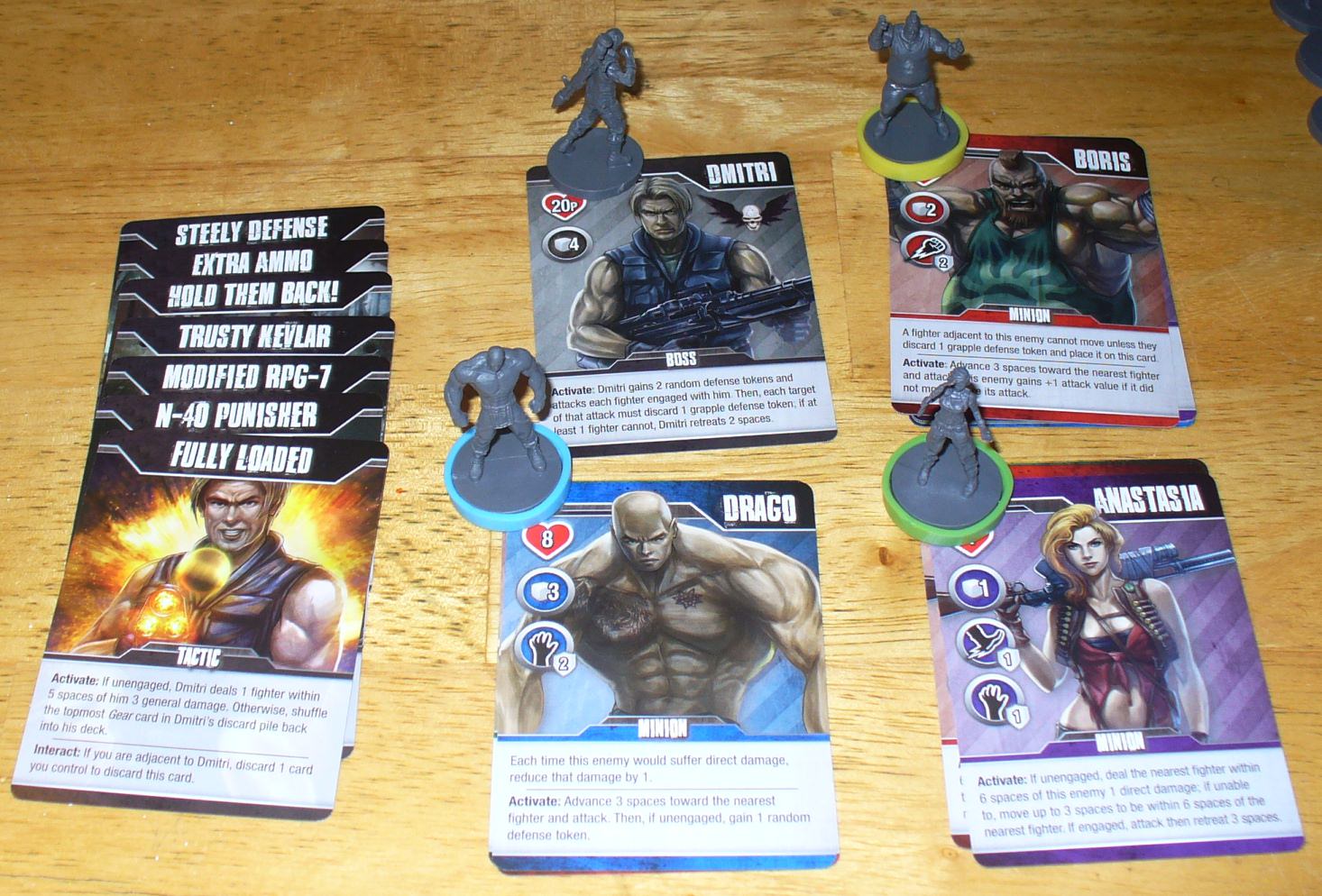 DRACO FIGHTER MINIATURE+CARDS/STREET MASTERS/AFTERSHOCK G23 