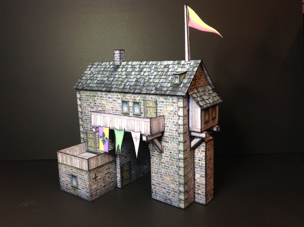 East Gate | Building in Papercraft