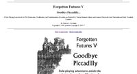 RPG Item: Forgotten Futures V: Goodbye Piccadilly...