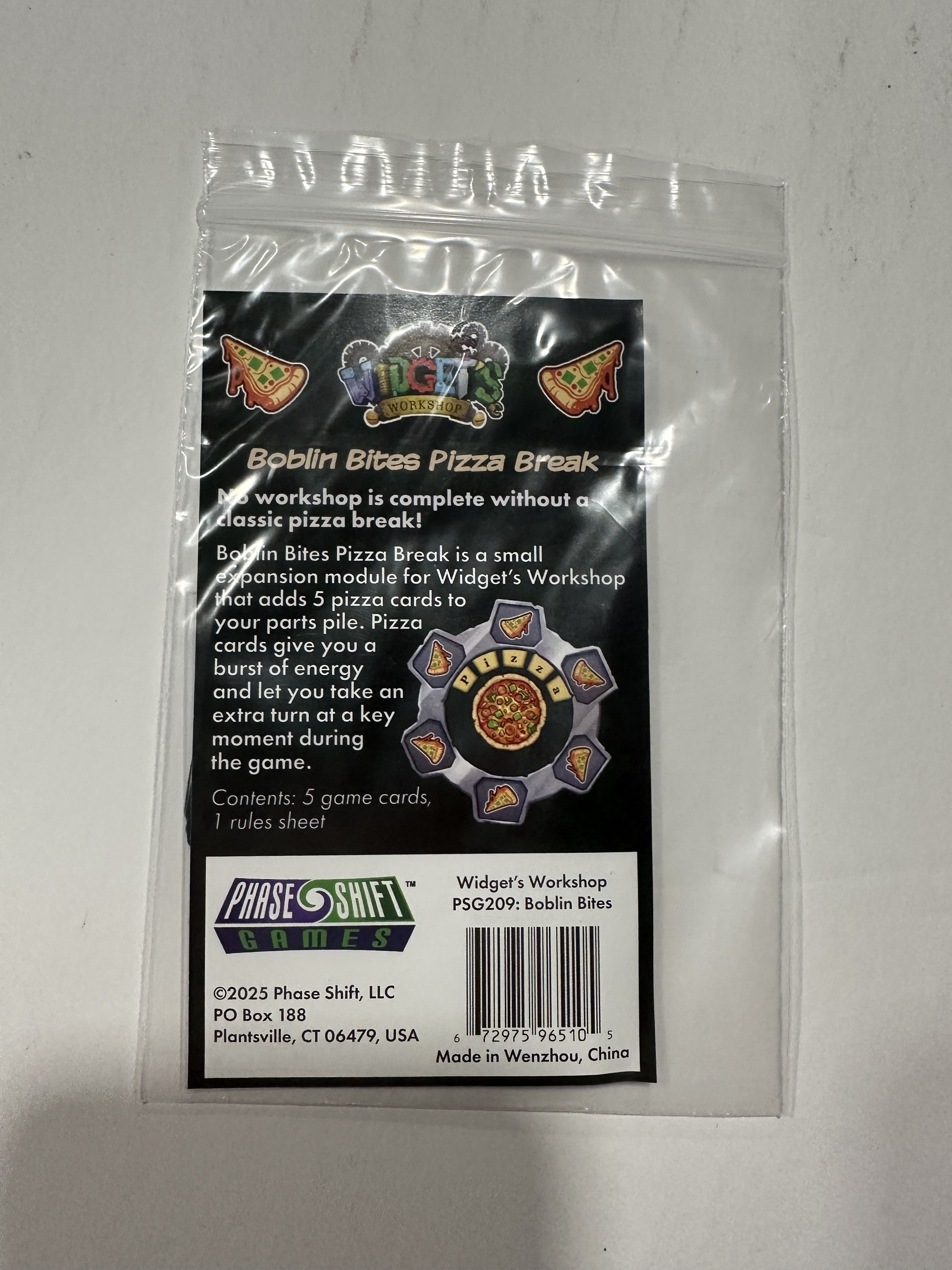 Widget's Workshop: Boblin Bites Pizza Break