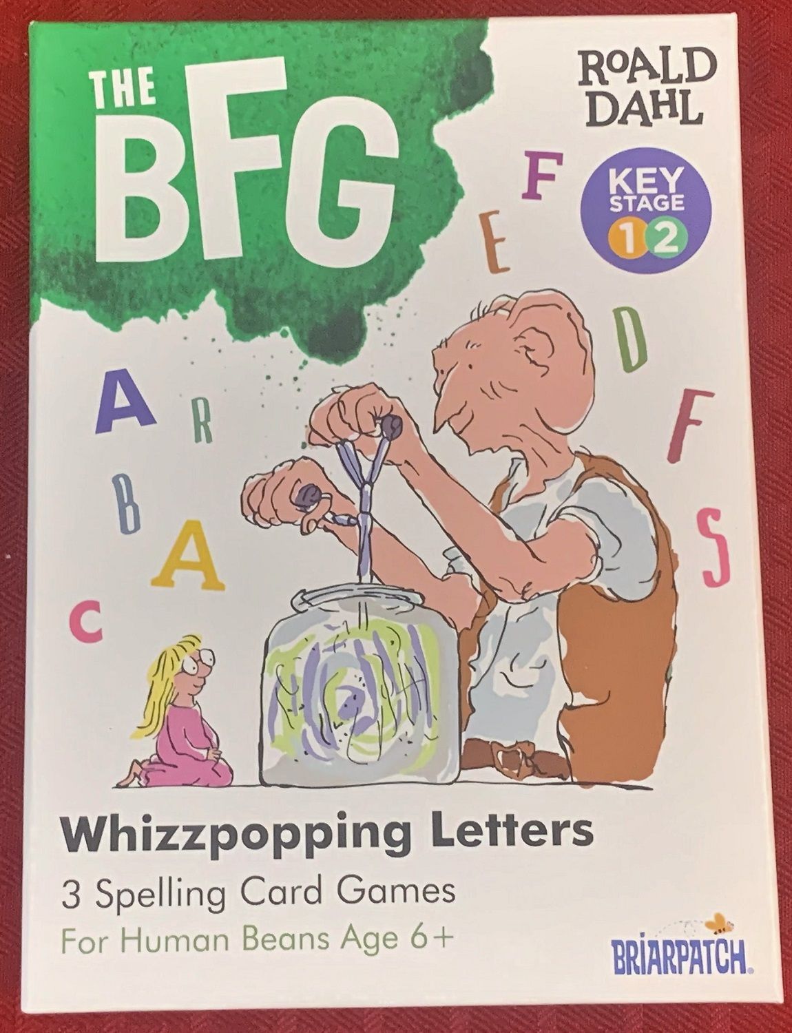 The BFG: Whizzpopping Letters box art