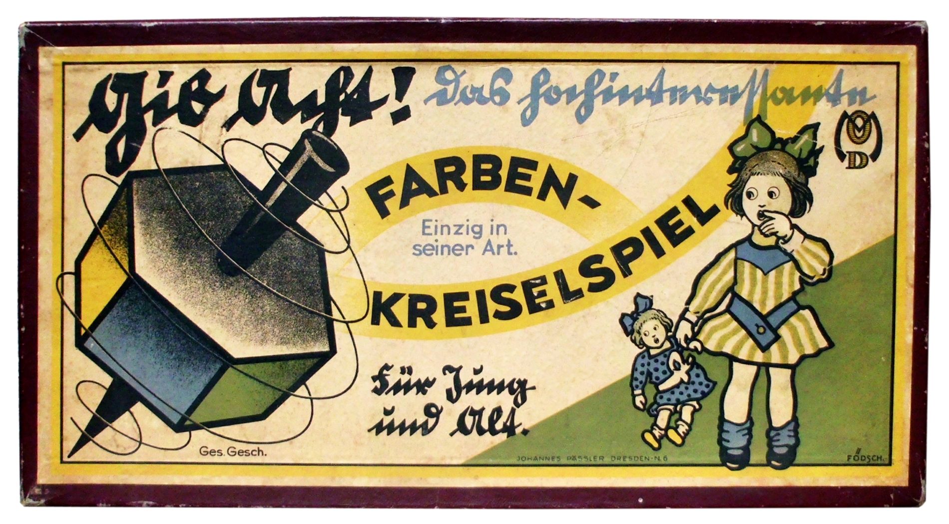 Gib acht!: Das hochinteressante Farben-Kreiselspiel