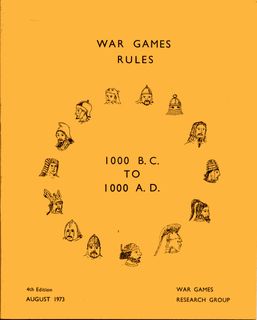 War Games Rules 1000 BC to 1000 AD