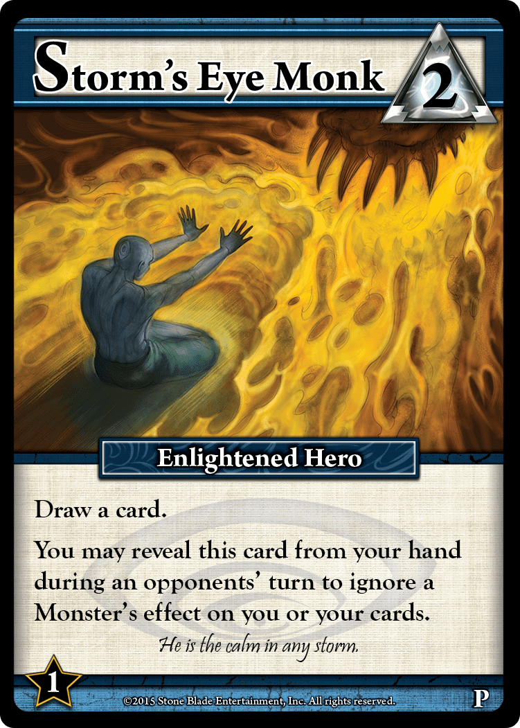 Ascension: Storm&#039;s Eye Monk Promo Card
