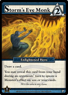 Ascension: Storm's Eye Monk Promo Card