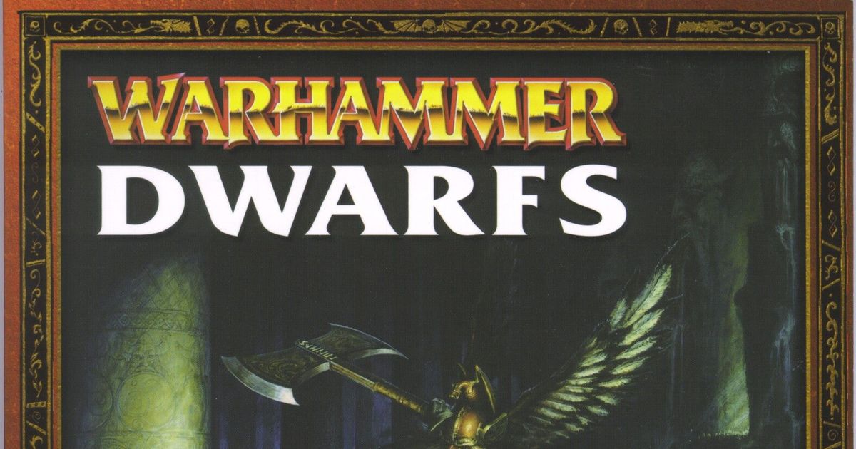 Figurine Warhammer Nains Métal - White Dwarf 6e édition - Citadel OOP