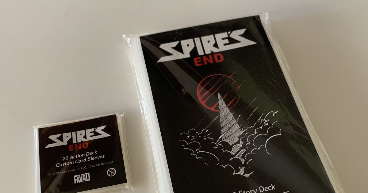 Spire's End Custom Card Sleeves Board Game Accessory BoardGameGeek
