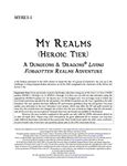 RPG Item: MYRE3-1: My Realms (Heroic Tier)