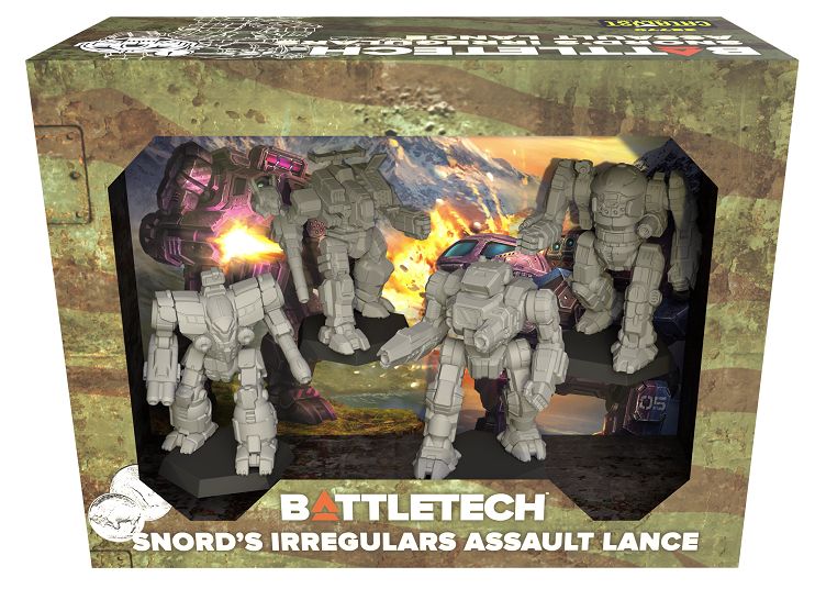 Coperta Battletech: Snord's Irregulars Assault Lance