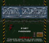 Video Game: Metal Marines