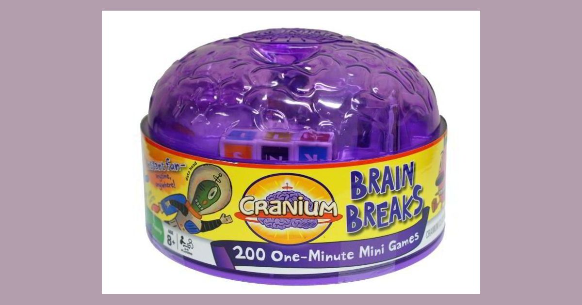 Hasbro Cranium Brain Breaks 200 One-minute Mini Games 2010 for sale online