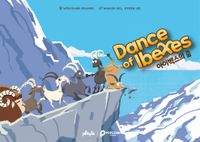 Dance of Ibexes, Playte / Popcorn Games, 2023 — front cover (image provided by the publisher)
