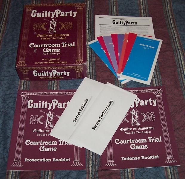 Guilty Party Board Game Boardgamegeek