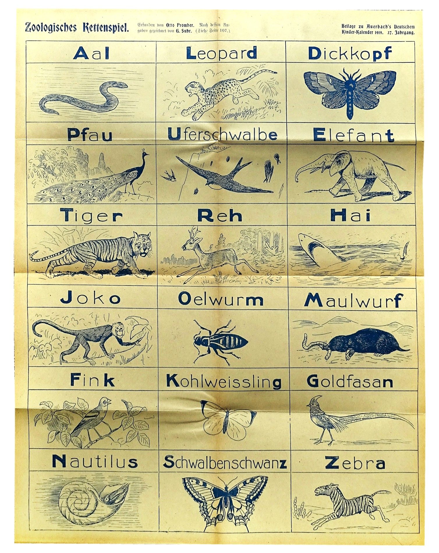 Zoologisches Kettenspiel