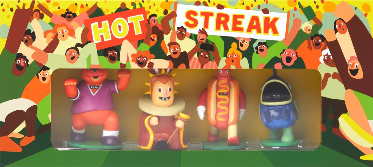 Hot Streak gioco da tavolo party racing per 2-8 giocatori - copertina ufficiale CMYK