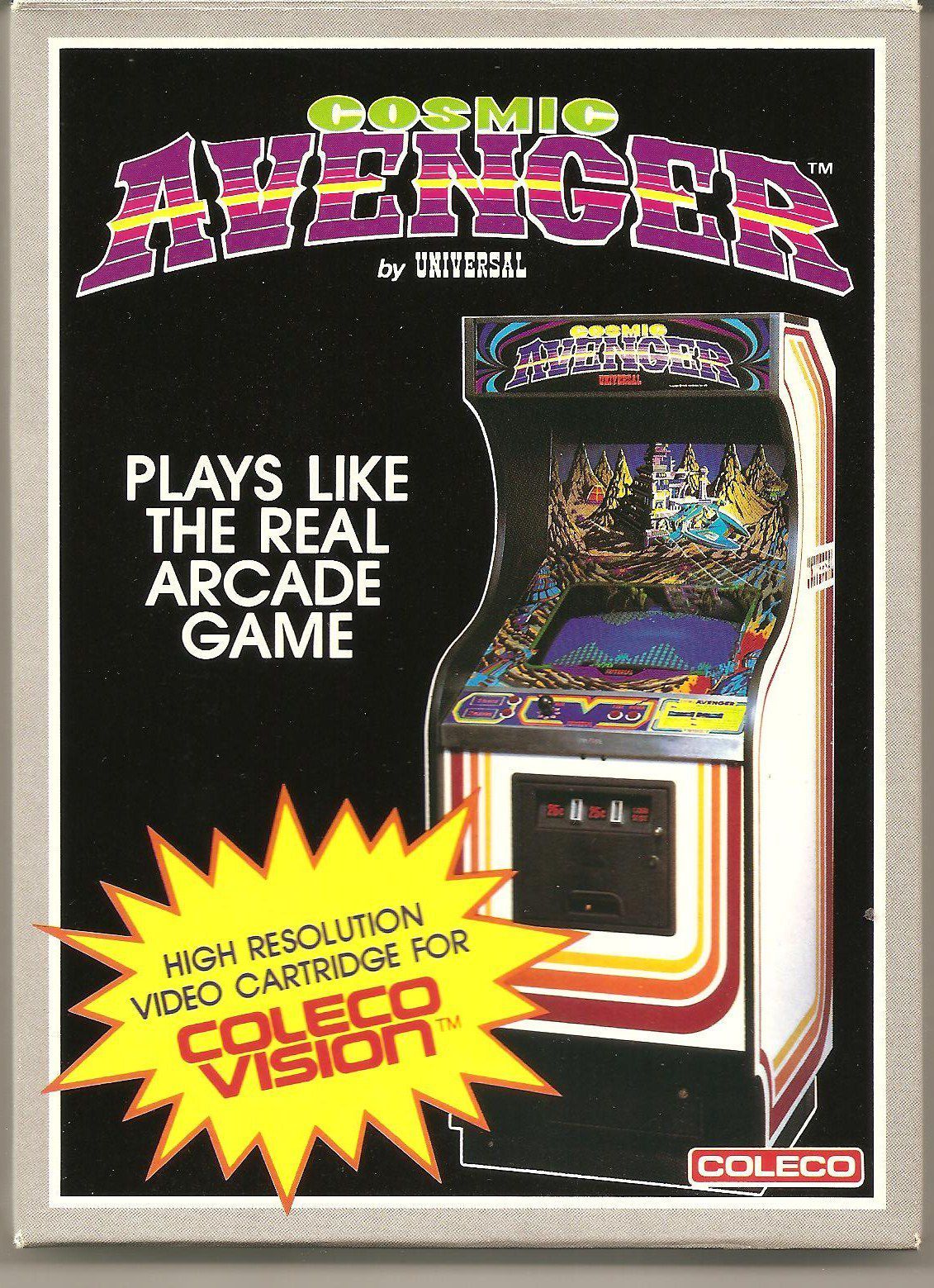 Cosmic Avenger box art