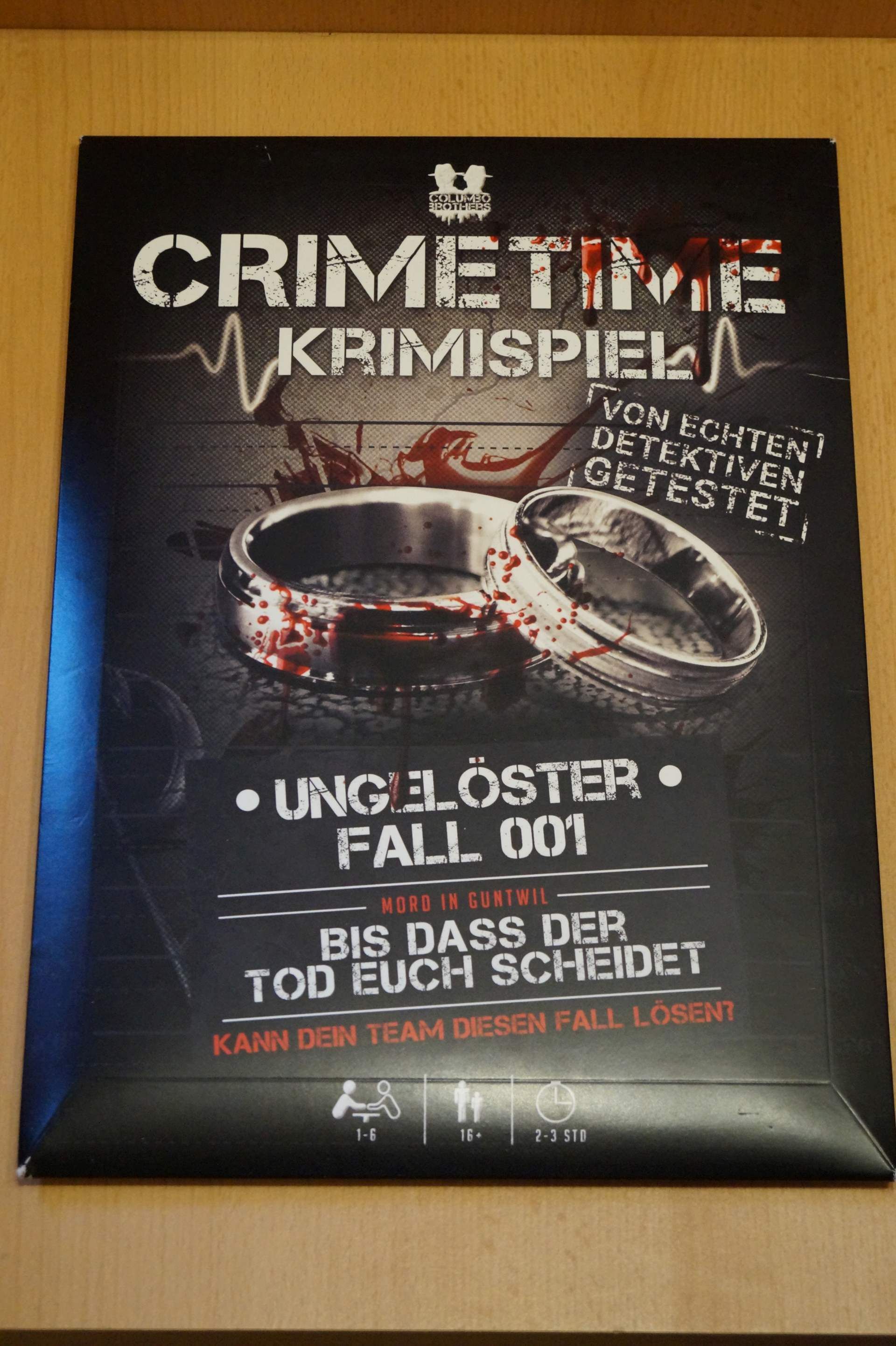 Coperta Crimetime: Fall 001 – Bis dass der Tod Euch scheidet...